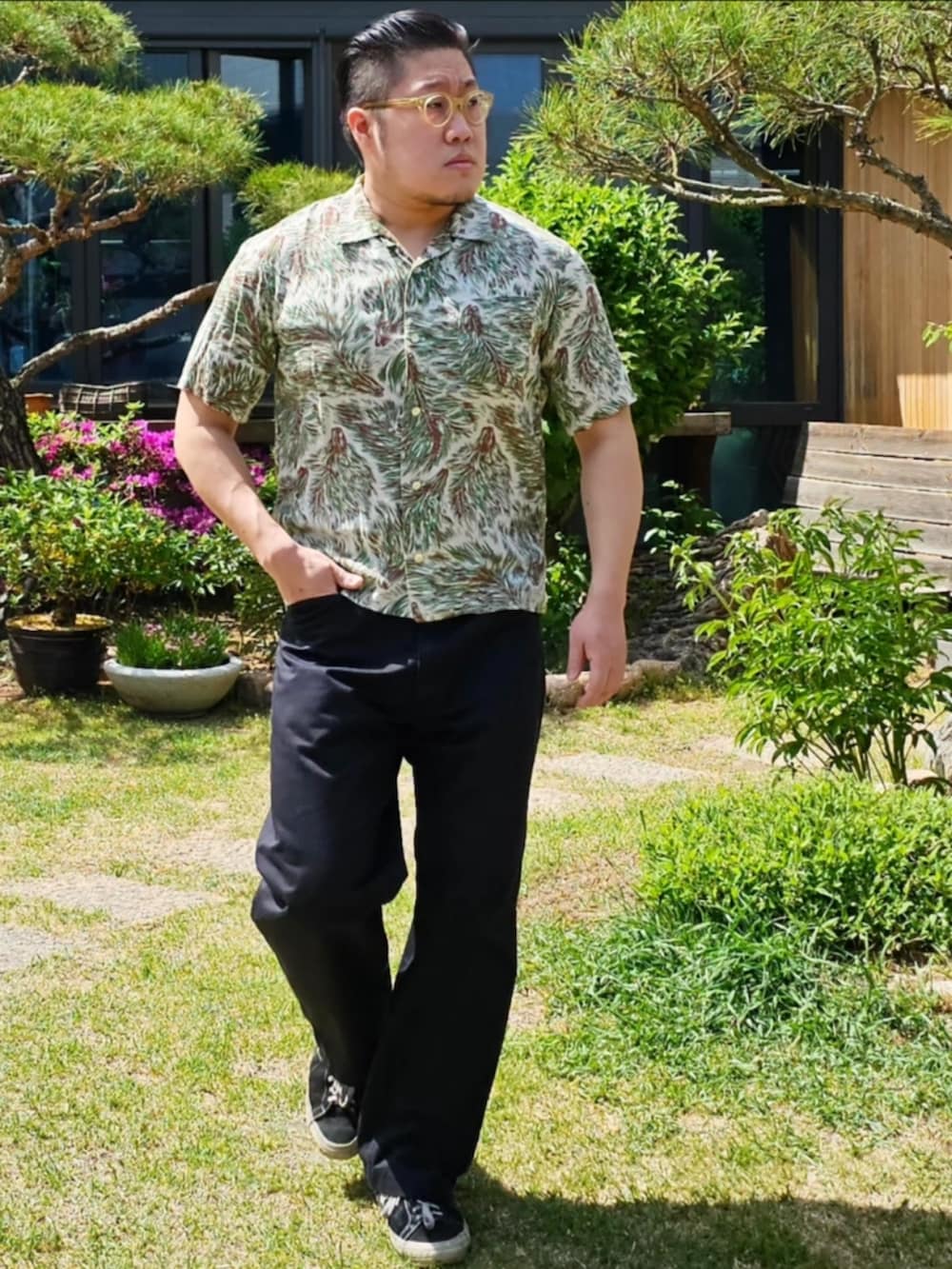 「TENDERLOIN、テンダーロイン、AMERICAN HOLIC、onestar」｜「TENDERLOINのアイテム（トップス、その他）」を使った、Herringさん（メンズ・178cm）の春コーディネートの3枚目の写真