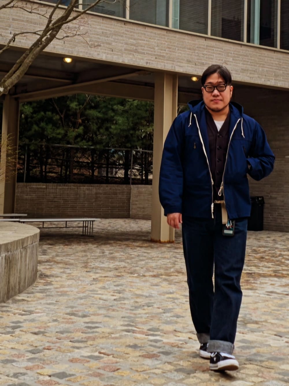 「At last&co、butcherproducts、timewornclothing、アットラスト」｜「At Last&Coのアイテム（トップス、その他）」を使った、Herringさん（メンズ・178cm）の春コーディネートの2枚目の写真
