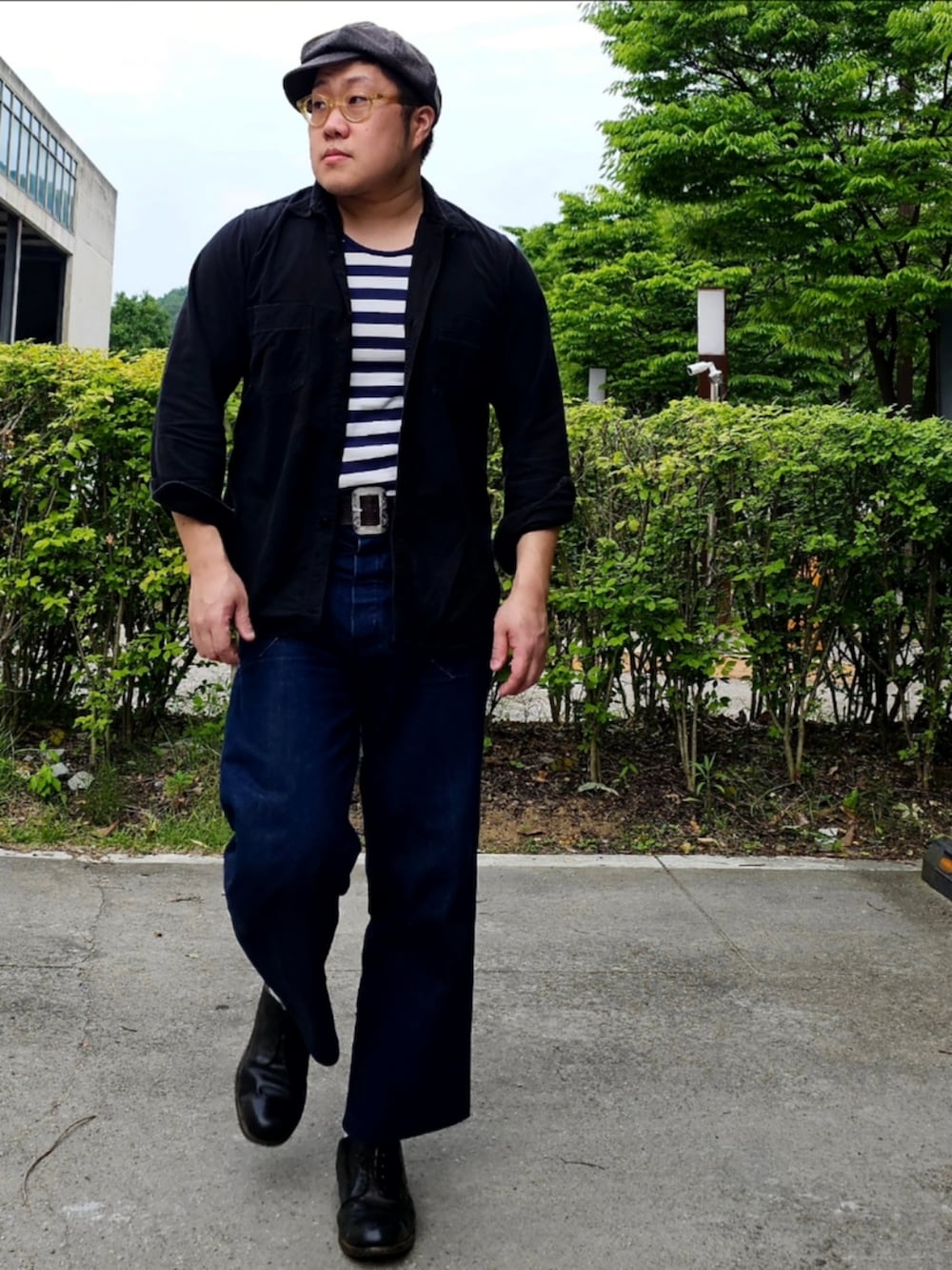 「At last&co、butcherproducts、timewornclothing」｜「At Last&Coのアイテム（ジャケット/アウター、その他）」を使った、Herringさん（メンズ・178cm）の春コーディネートの4枚目の写真