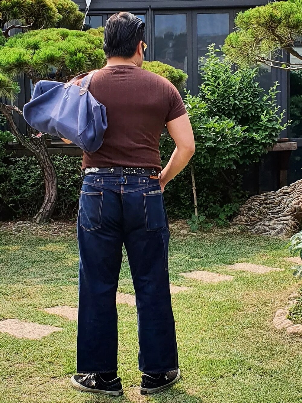 「At last&co、butcherproducts、アットラスト」｜「At Last&Coのアイテム（トップス、その他）」を使った、Herringさん（メンズ・178cm）の夏コーディネートの3枚目の写真