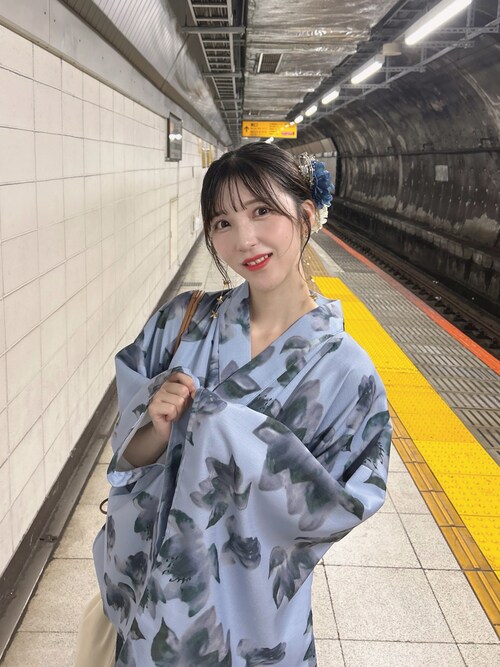 ミィモ　浴衣✖️10着 🌛｜midealの浴衣を使ったコーディネート - WEAR