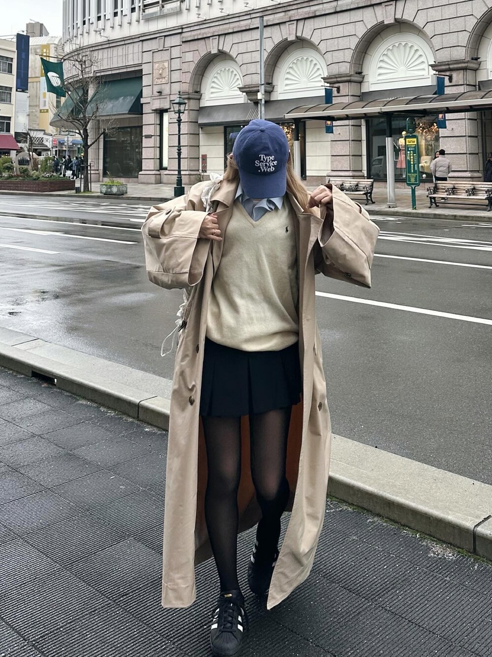 mellowneonのトレンチコートを使った人気ファッションコーディネート