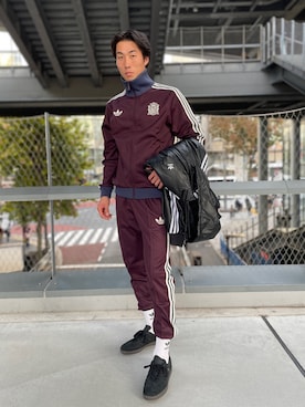 フェイクレザージャケット/アディダスオリジナル 楽天市場】フェイクレザー アディカラー スリーストライプス