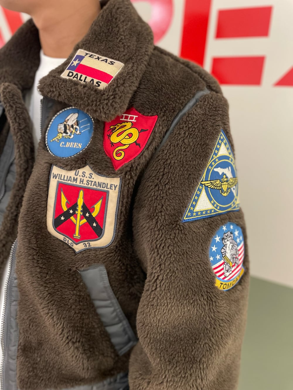 G1 トップガンflightjacketワッペン有 すすん