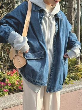 uky12｜CAPRICIEUX LE'MAGEのデニムジャケットを使ったコーディネート