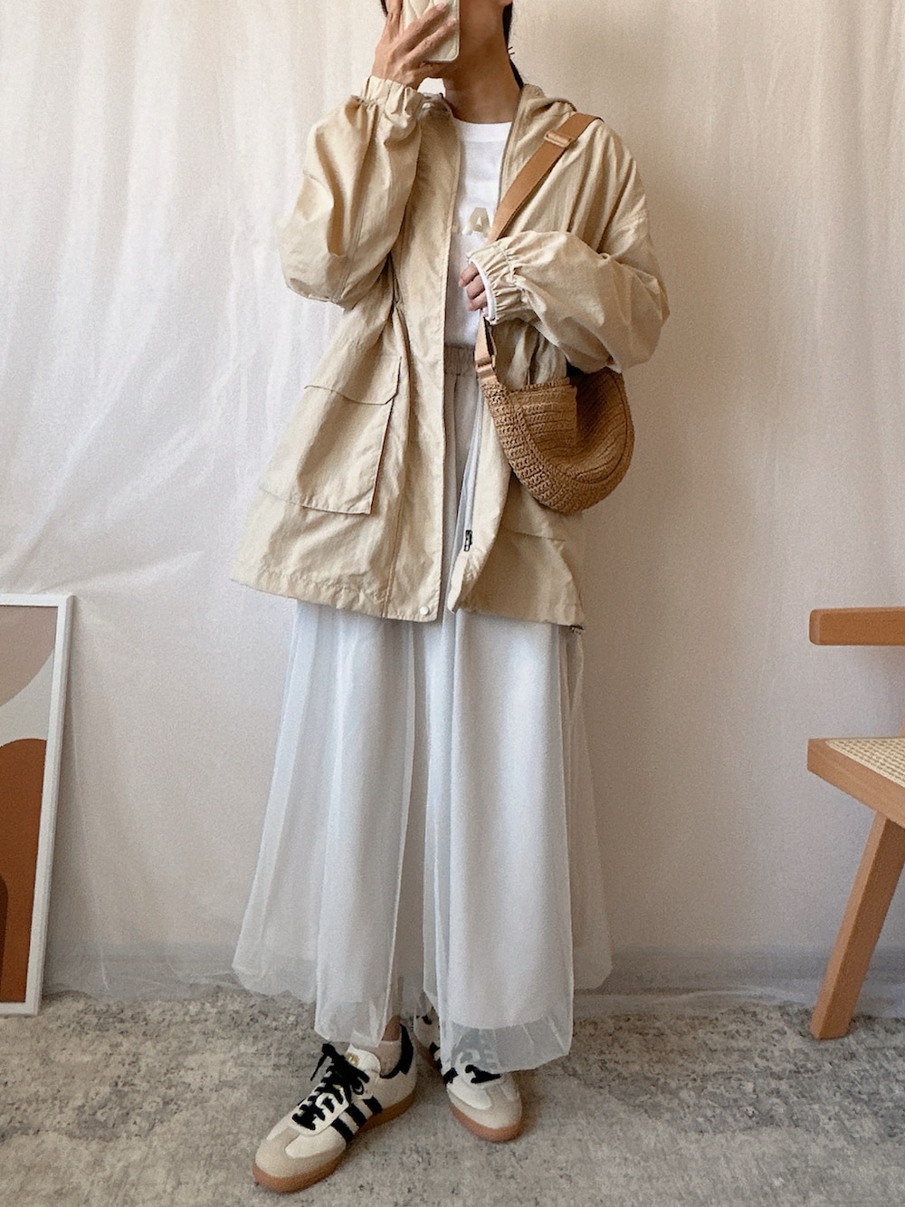 hi_roさんの「箔プリント ロゴ ロンT（ANGIE）」を使ったコーディネートの2枚目の写真