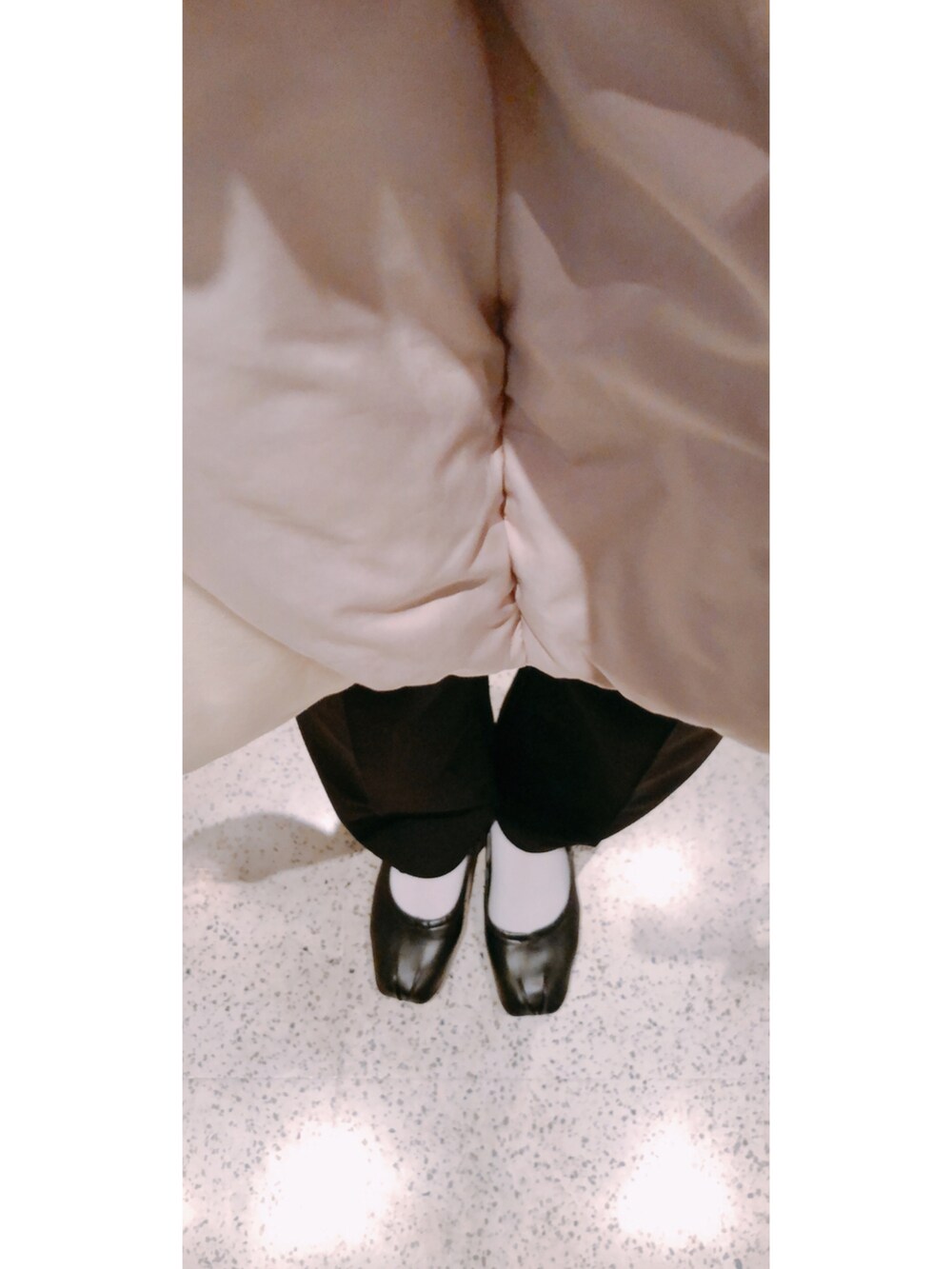 「talbyyumi、しまむら購入品、しまパト、しまむら、UNIQLO、ユニクロ、淡色女子、淡色コーデ、プチプラファッション、プチプラコーデ」｜「tal. by yumi.のアイテム（カーディガン/ボレロ、ベージュ系）」を使った、さやかさん（レディース・161cm）の冬コーディネートの2枚目の写真