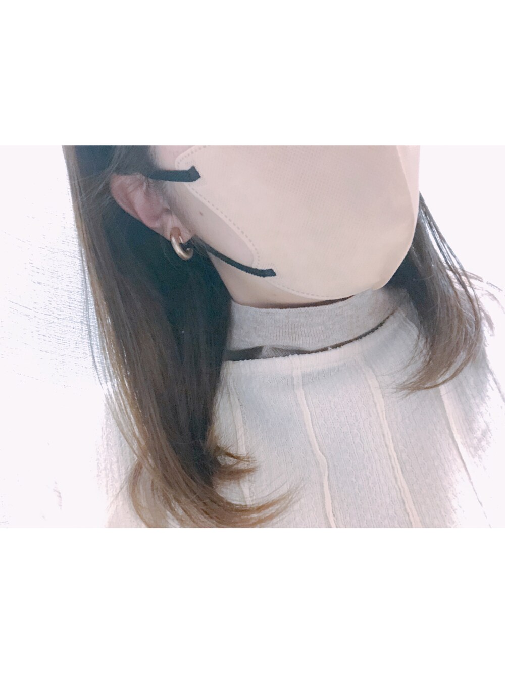 「talbyyumi、ilsolore、Arcreve、linoluce、しまむら購入品、しまパト、しまむら、淡色女子、淡色コーデ、プチプラファッション、プチプラコーデ、プチプラアイテム」｜「Arc reveのアイテム（ニット/セーター、ベージュ系）」を使った、さやかさん（レディース・161cm）の冬コーディネートの2枚目の写真