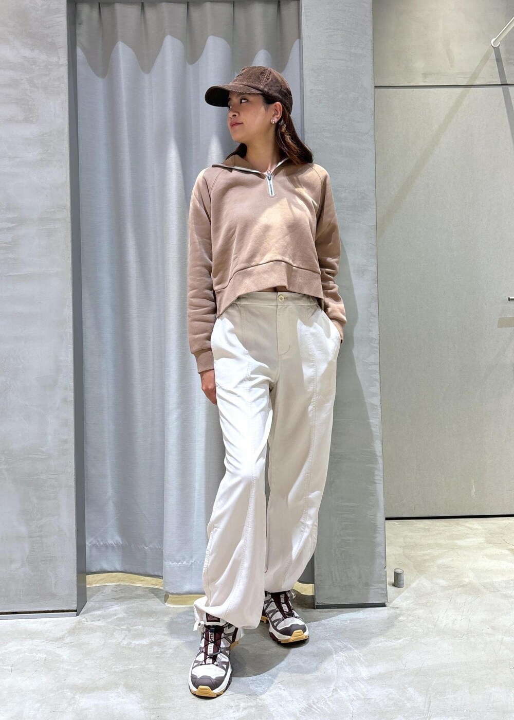 レディダイヤモンドコーデ オーバーサイズでこなれ感のあるスポーティーコーデ【adidas