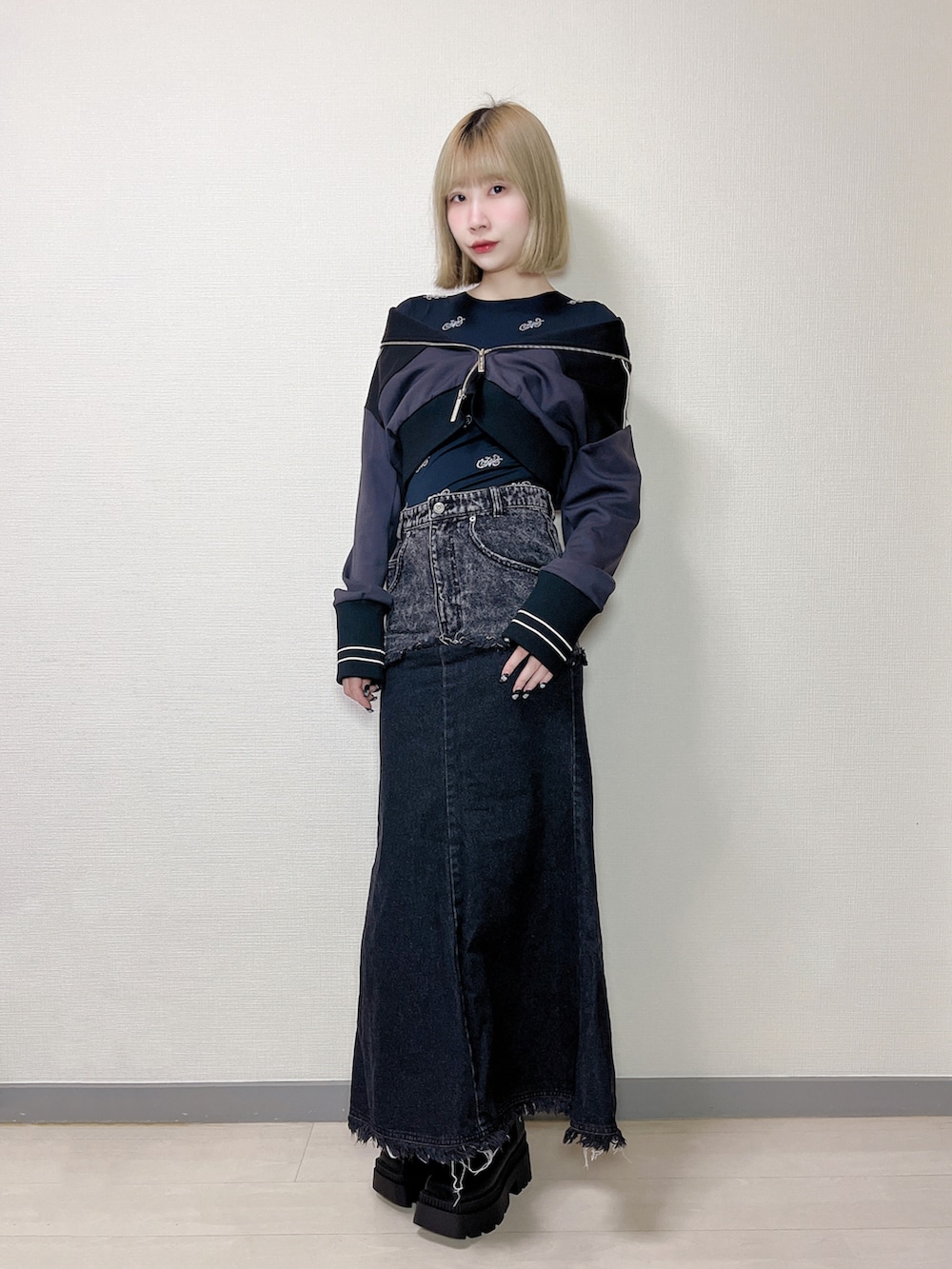 melt the lady デニムスカート デニムスカートを使った