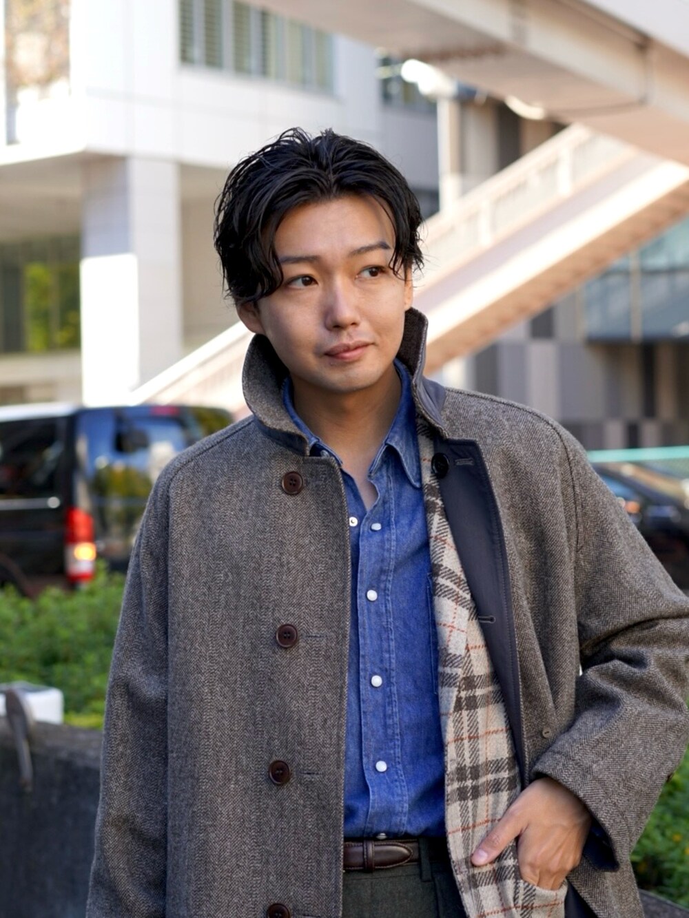 BRILLA per il gustoのステンカラーコートを使った人気ファッション