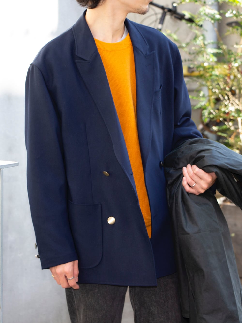 【最終値下げ】Barbour ステンカラーコート 36 ネイビー 最終値下げ】Barbour ステンカラーコート 36 ネイビー