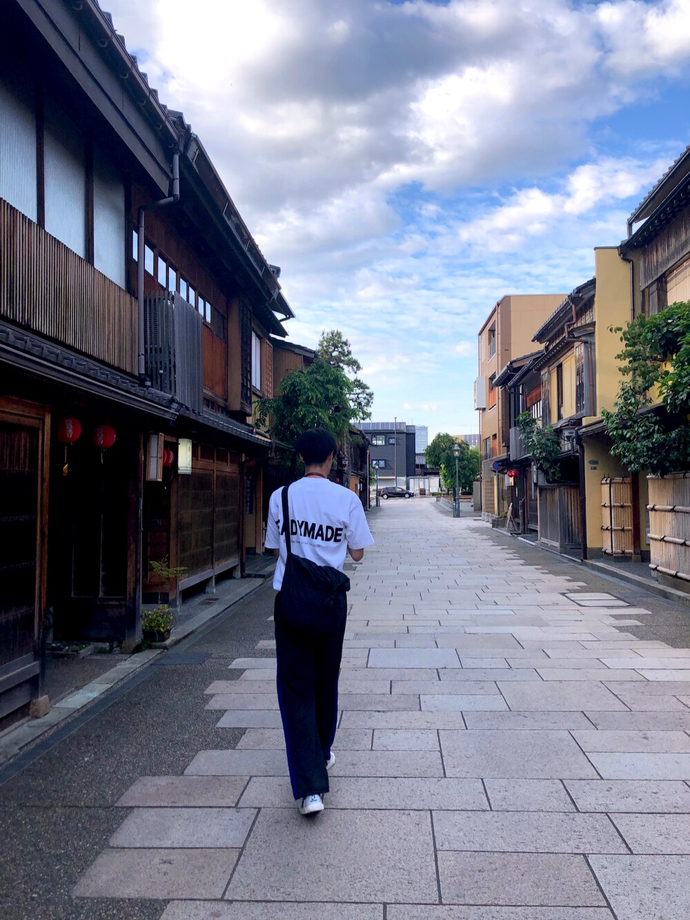 「#readymade、#Needles、#nike、blazer mid、UNIQLO U、金沢」｜「Readymadeのアイテム（スニーカー、ホワイト系）」を使った、kenta7303kunさん（メンズ・185cm）の冬コーディネートの2枚目の写真