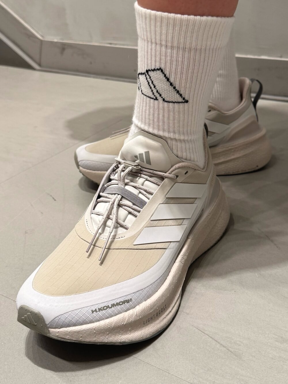 「adidas、アディダス、H.KOUMORI、アルマノスコウモリ、ランニングスタイル、ランニング、アウトドアスタイル」｜「adidasのadidas H.Koumori ランニングキャップ / アディダス adidas（キャップ、グリーン系）」を使った、OYさん（レディース・163cm）の夏コーディネートの8枚目の写真