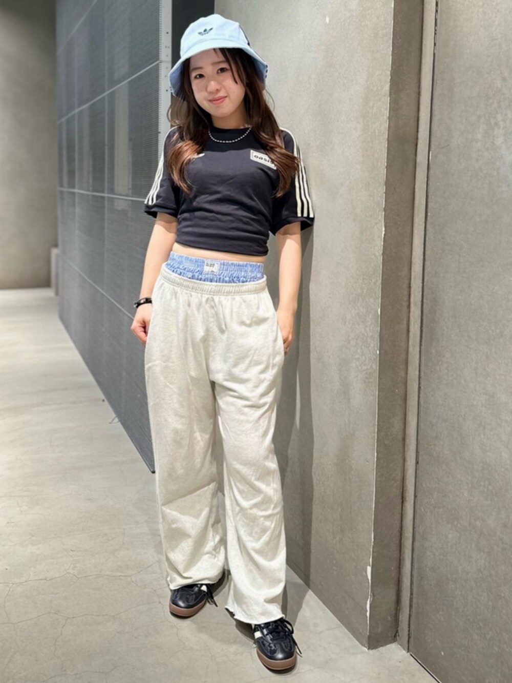 ADIDAS x OASIS ツアース リーストライプス 長袖Tシャツ XL