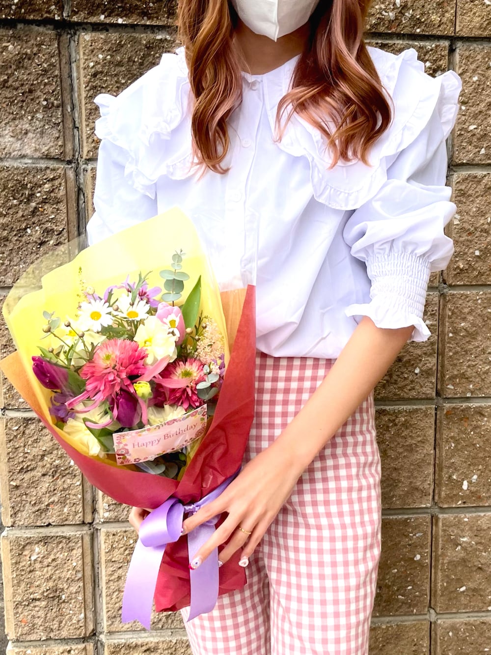 「オトナカジュアル、春カラー、春服、白ピンク、バレンタイン、バレンタインデートスタイル、誕生日、誕生日コーデ、ZARA、shein、ピンク、カラーコーデ、ホワイト、カラーパレット」｜「SHEINのアイテム（トップス、ホワイト系）」を使った、erinko（@_mico.com_）さん（レディース・161cm）の冬コーディネートの4枚目の写真
