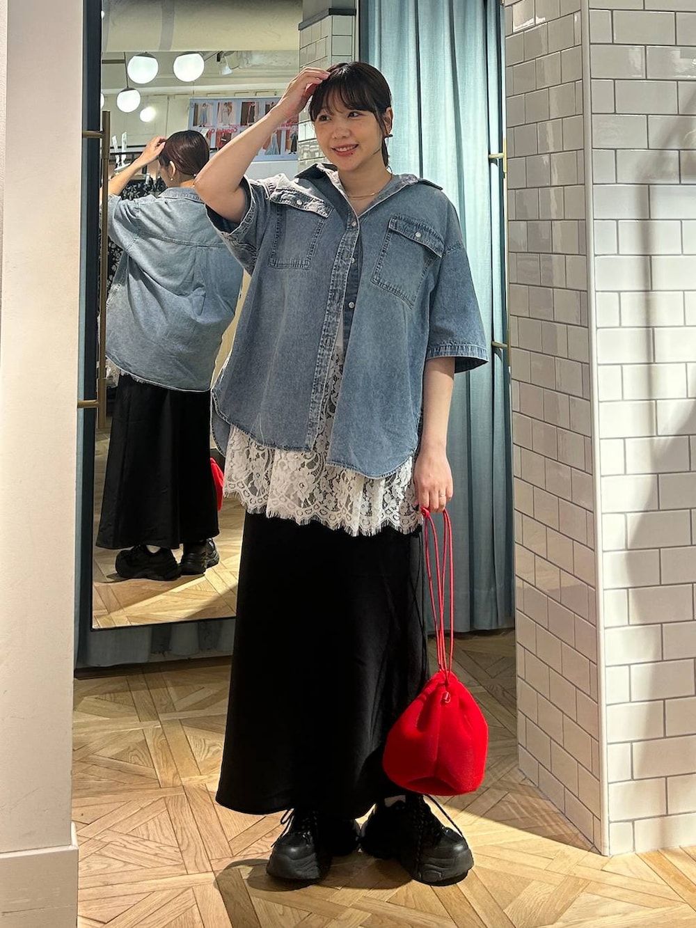 marina (LOWRYS FARM ルミネ横浜)|LOWRYS FARMのスカートを使ったコーディネート - WEAR