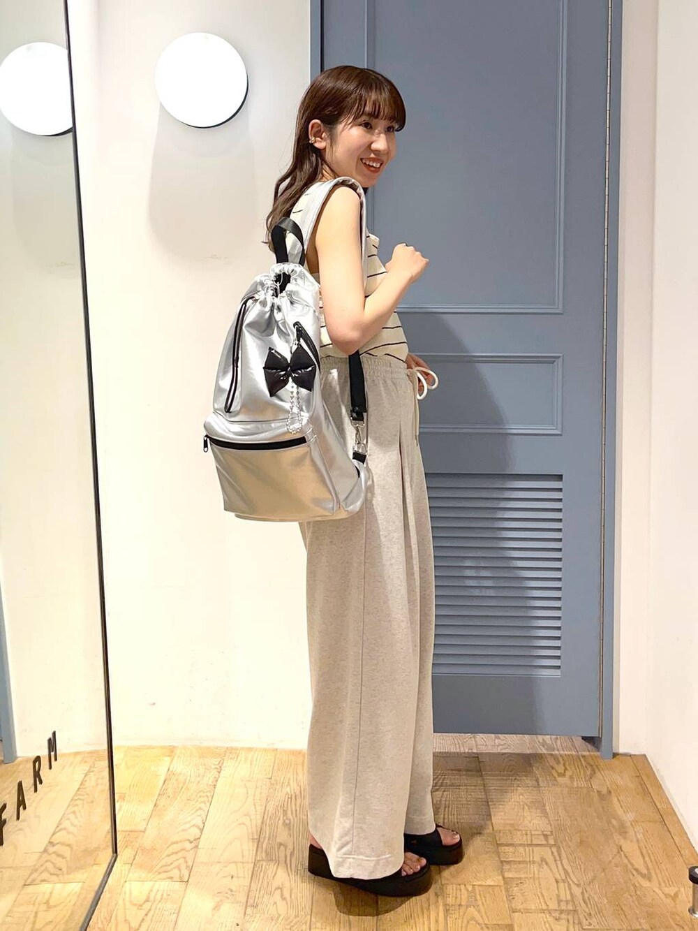 トップス Yuma セール】ホップサックラップスカート 242768（スカート）｜LOWRYS FARM