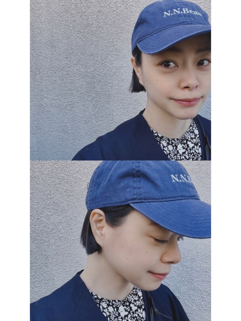 「春服、シンプルスタイル、ラクチンコーデ、カジュアルコーデ、キャップ、花柄、花柄ワンピース、ロングワンピース、ロングコート、シンプル、ナチュラル、かぐれ、Cacco、ママコーデ」｜「SVECの【SVEC / シュベック】カンフーシューズ kung fu Shoes / パンプス（バレエシューズ、ブラック系）」を使った、Kanocoさん（レディース・170cm）の春コーディネートの3枚目の写真