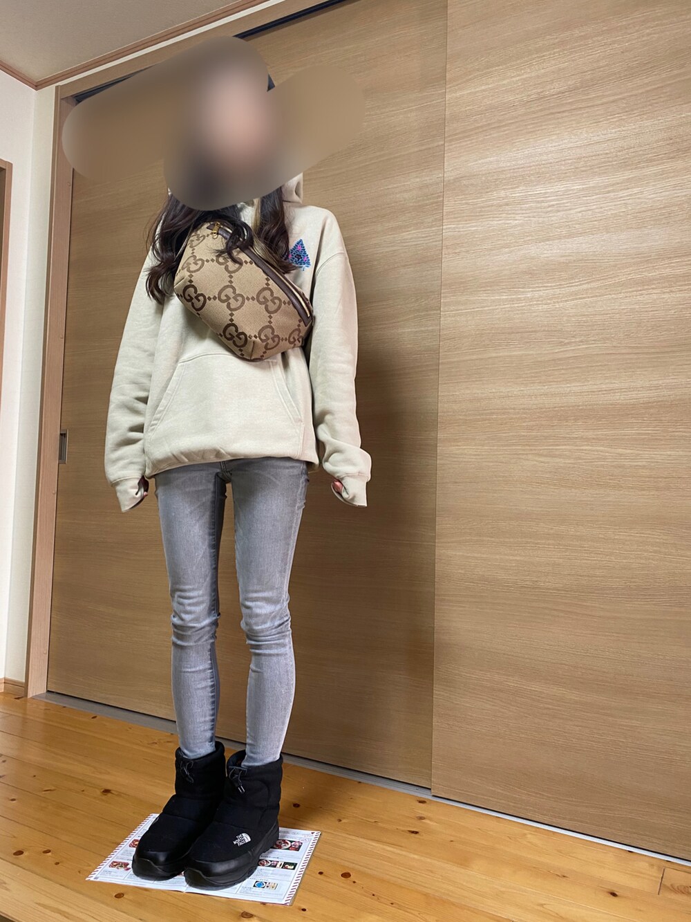 「冬のコーデ、ラフ、防寒」｜「THE NORTH FACEのTHE NORTH FACE/ノース・フェイス バルトロライトジャケット BALTRO LIGHT JACKET/ダウンジャケット パネルダウン ゴアテックス/防水 防風  ND92240（ダウンジャケット/コート、ブラック系）」を使った、as2k328さん（レディース・173cm）の冬コーディネートの2枚目の写真
