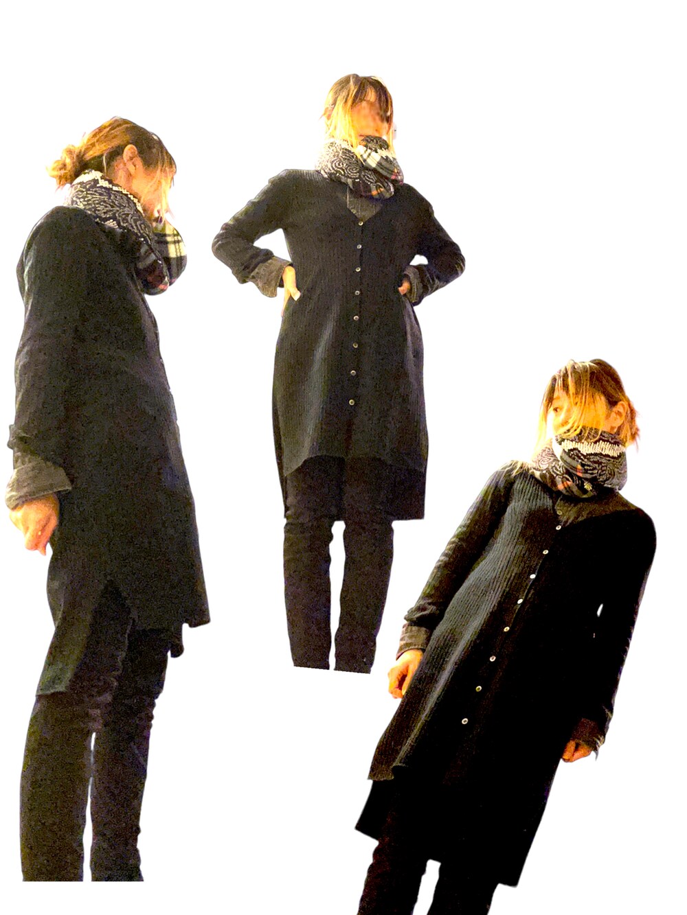 その他のネックウォーマー/スヌードを着用したレディースの秋コーディネートの2枚目の写真