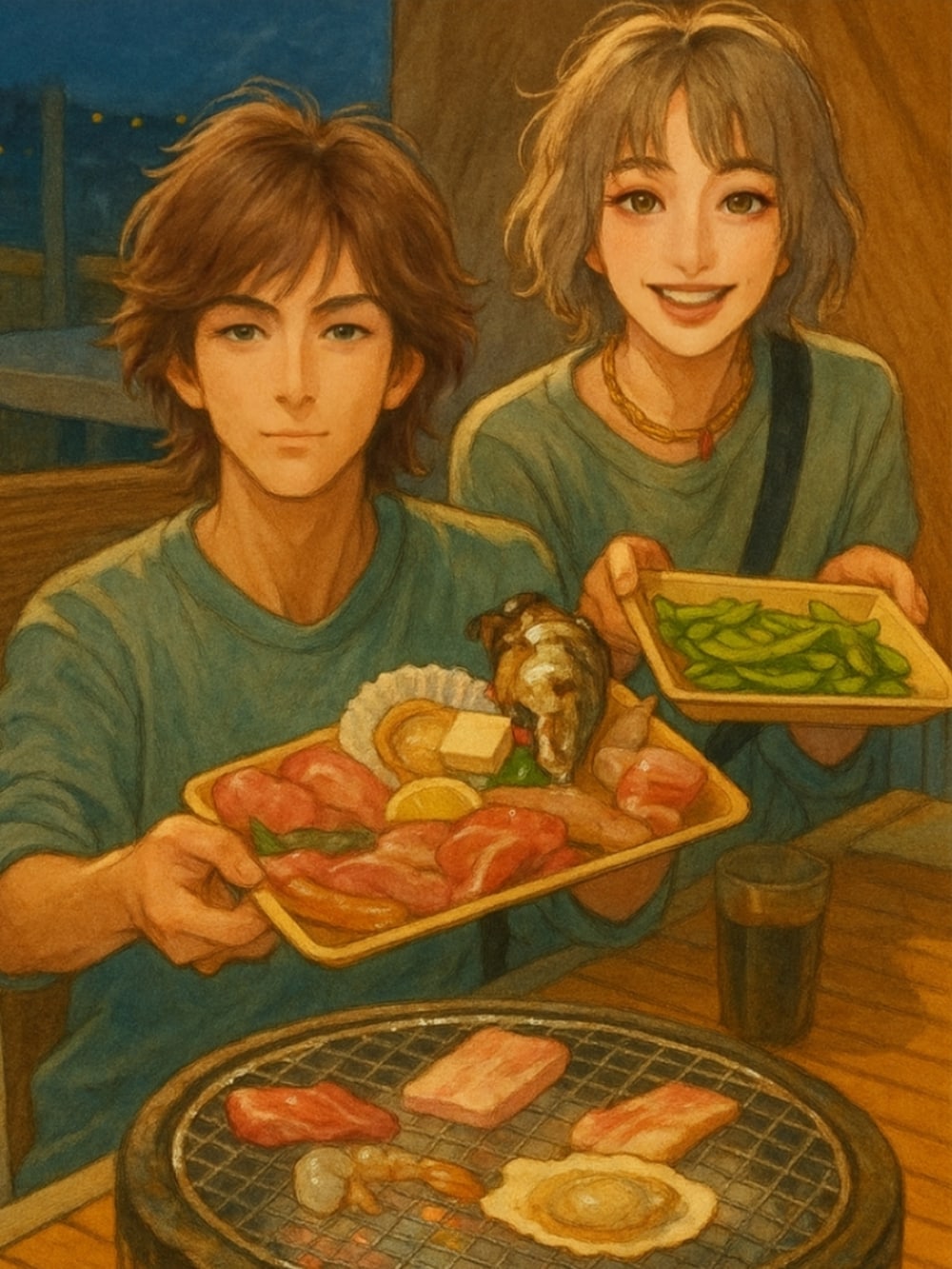 ホワイト系のスニーカー、グリーン系のスウェット、ゴールド系のボディバッグ/ウエストポーチを着用したレディースの秋コーディネートの5枚目の写真