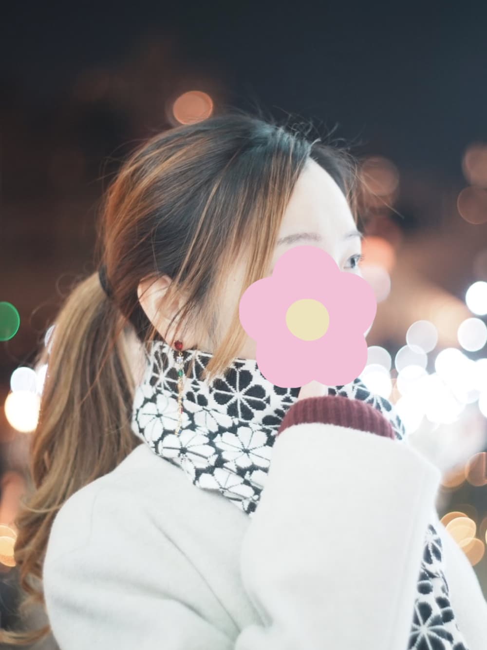 「冬コーデ、クリスマスに着たい服、大人コーデ、おしゃれさんと繋がりたい、ワンピース、ブーツ、ポニーテール、ニット、キレイめ」|「groveの【minaWEB掲載商品】ケーブルサイドプリーツニットワンピース(ワンピース、レッド系)」を使った、ayu.さん(骨格ストレート・レディース・155cm)の冬コーディネートの5枚目の写真