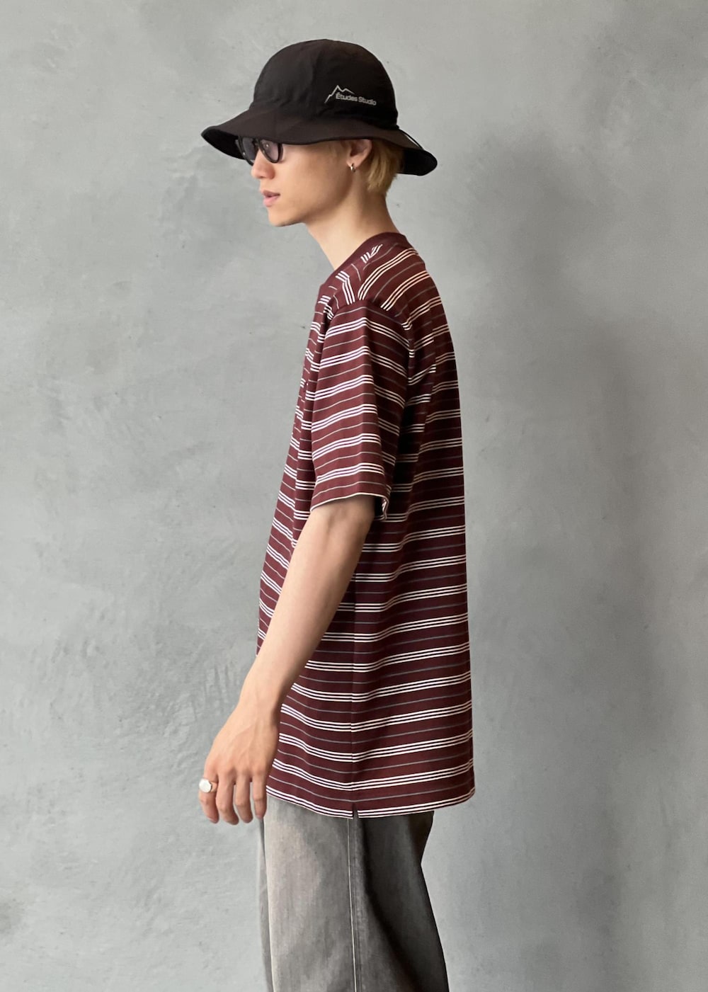 「初夏コーデ、夏コーデ」｜「LACOSTEの【LACOSTE for ADAM ET ROPE'】別注 MULTI BORDER TEE（Tシャツ/カットソー、レッド系）」を使った、kodai kanomataさん（メンズ・172cm）の夏コーディネートの5枚目の写真