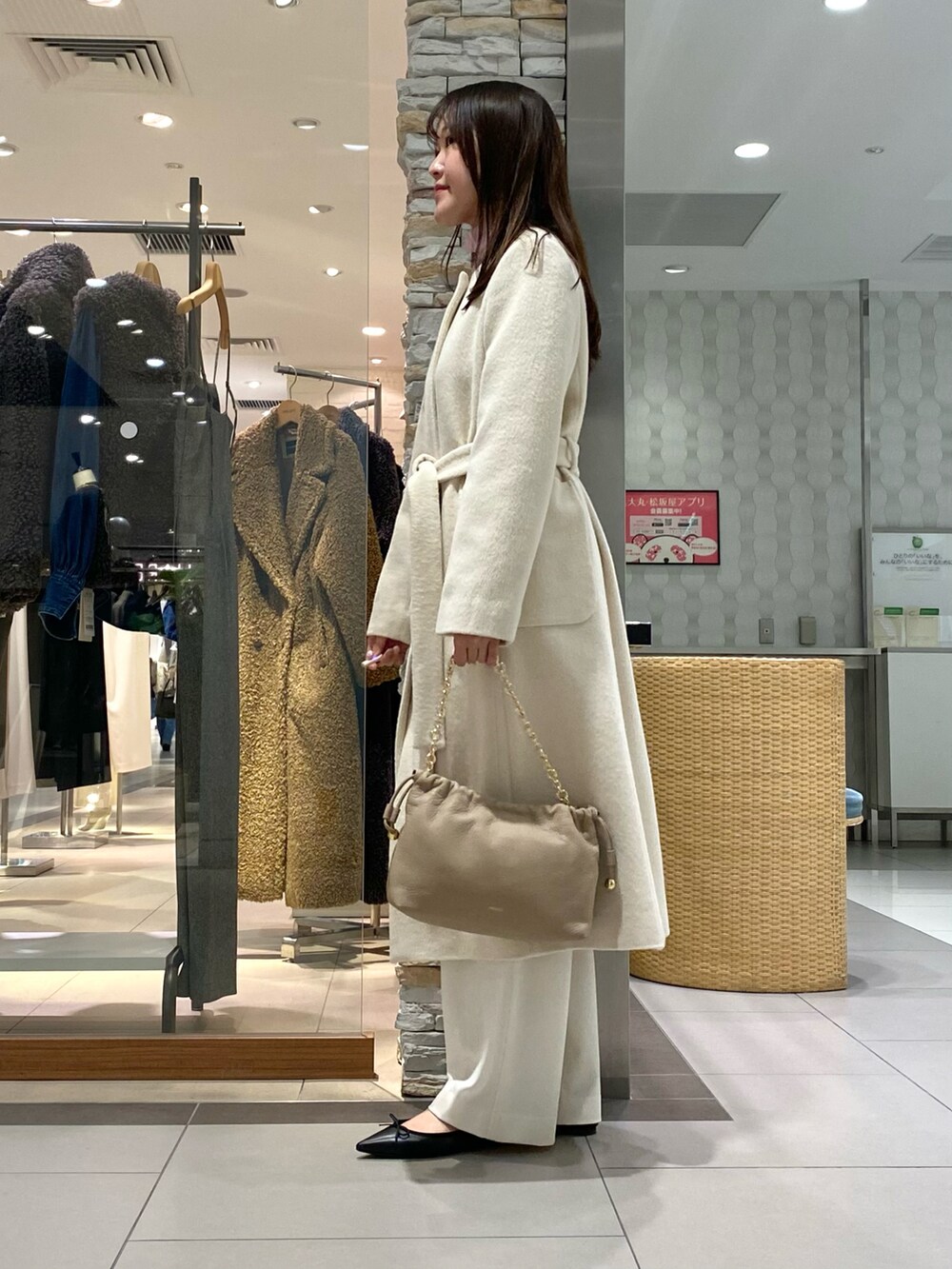 Mihoさんの「巾着チェーンバッグ（NOLLEY’S）」を使ったコーディネートの4枚目の写真