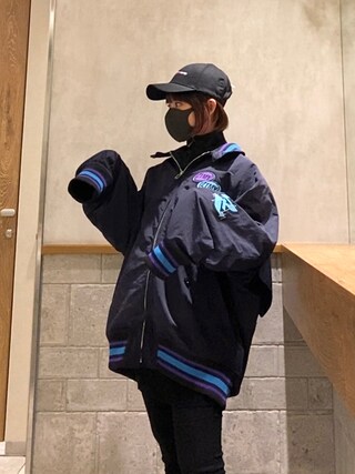 ずっと真夜中でいいのに。テクノプア バーシティジャケット　バックパックあり ずとまよ Zutomayo バーシティジャケット（小バッグパック付き