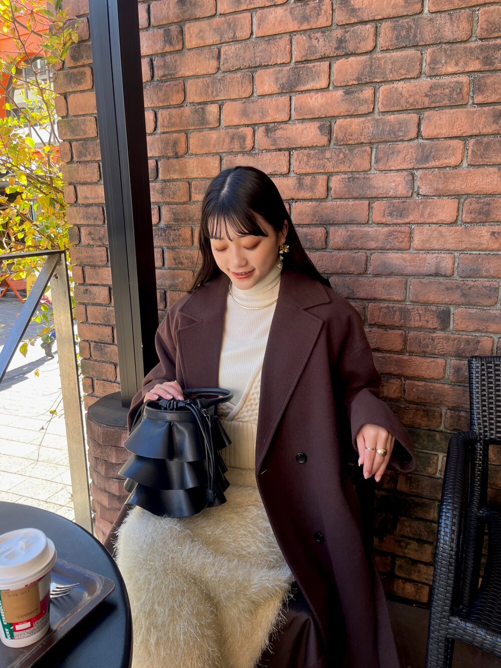 tomoka｜LOWRYS FARMのチェスターコートを使ったコーディネート - WEAR