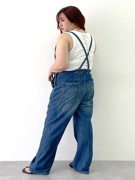  JEANS デニムオーバーオール　美品 B-1969-XX-O 【岡山産 セルビッチデニム】オーバーオール ワン