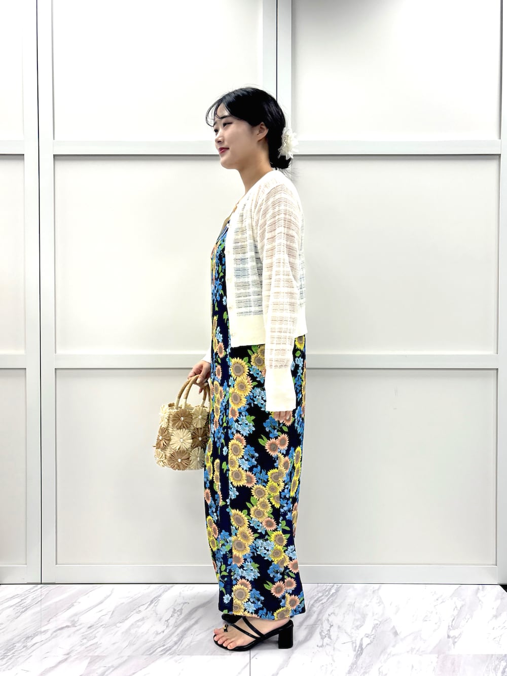 「夏、浴衣、デートコーデ、夏祭り、兵児帯、浴衣女子、浴衣コーデ」｜「natural coutureのラメしわ兵児帯（その他小物、グリーン系）」を使った、airiさん（骨格ストレート・レディース・161cm）の春コーディネートの2枚目の写真