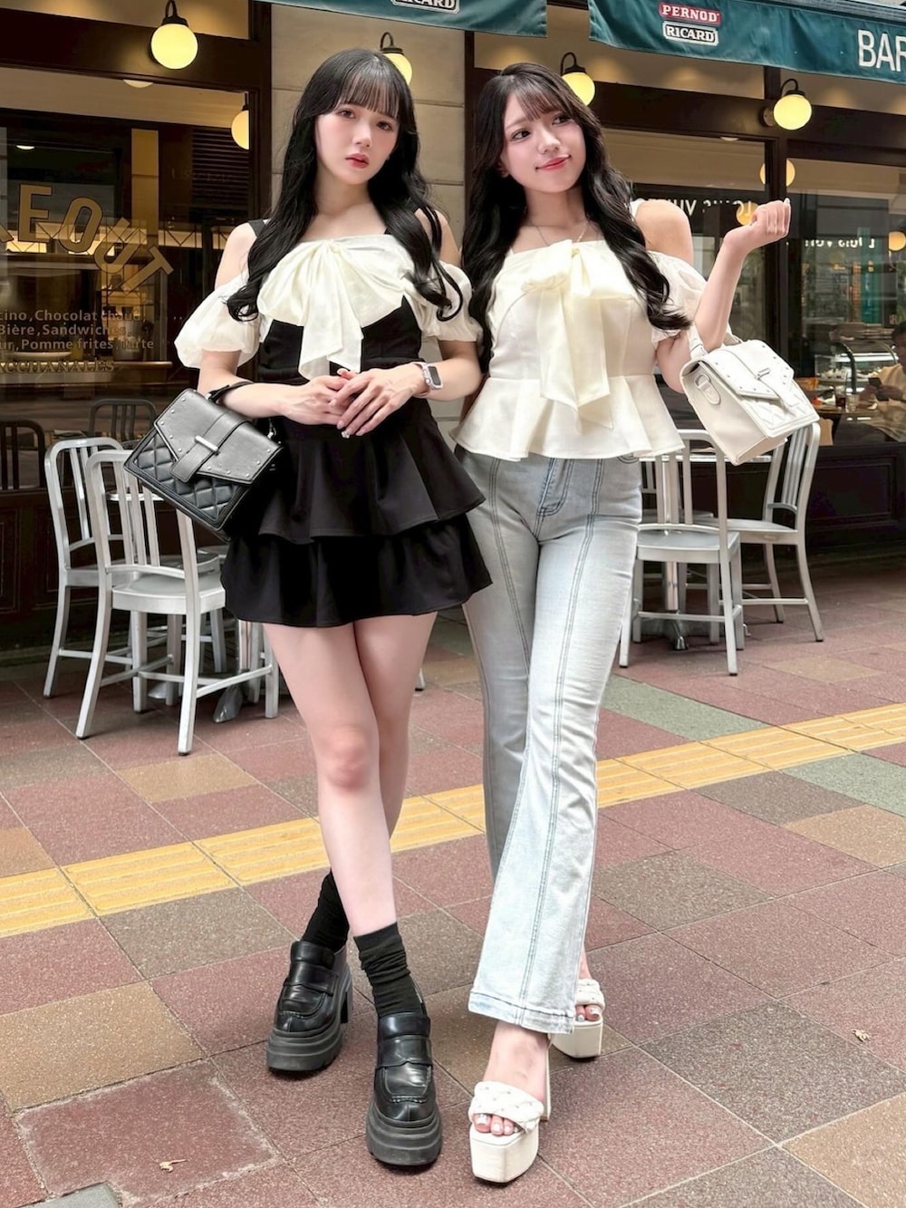 インナーショーパン付フリルティアードスカートを使った人気