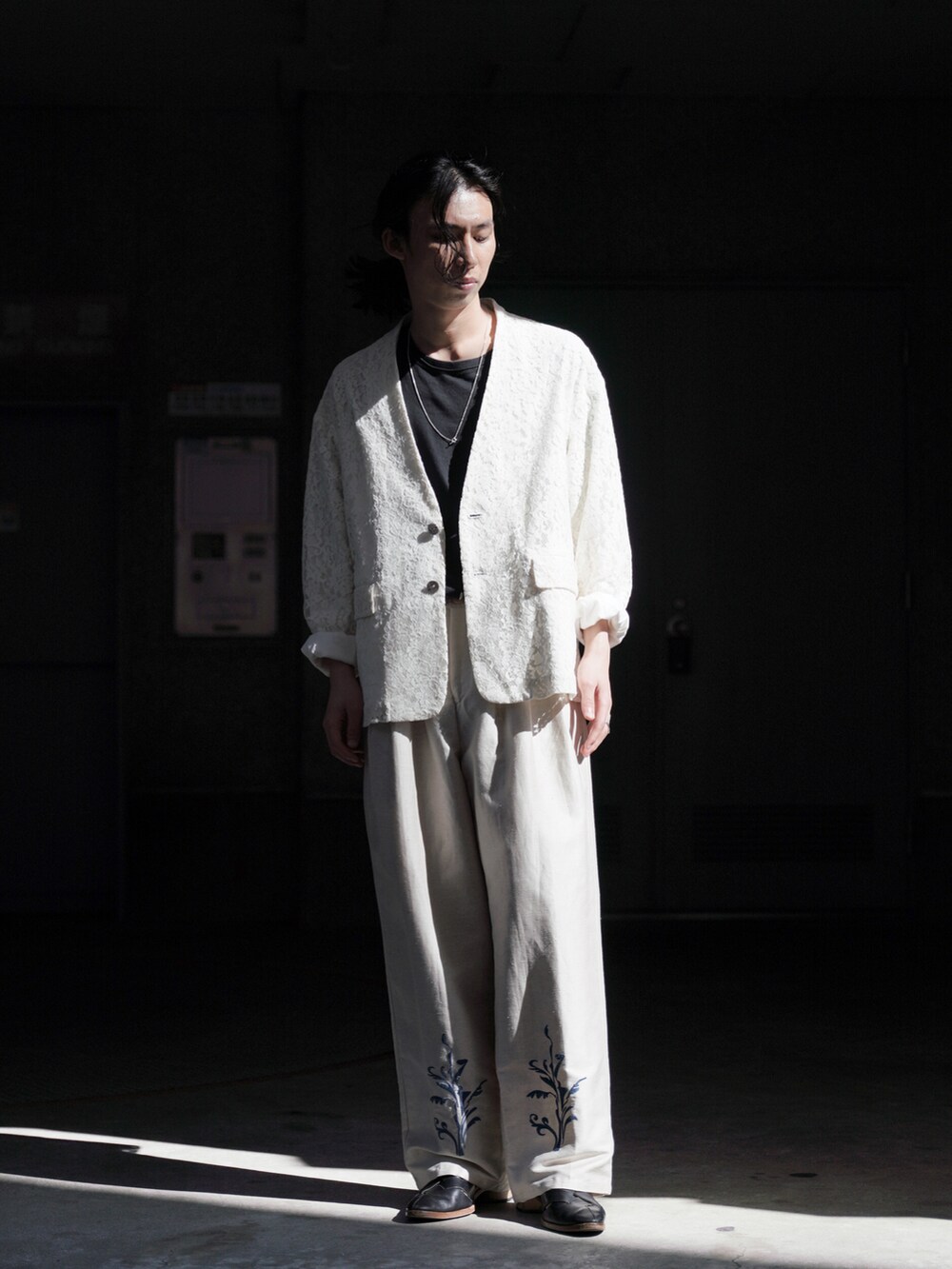 コバシミツキ｜Urigのノーカラージャケットを使ったコーディネート - WEAR