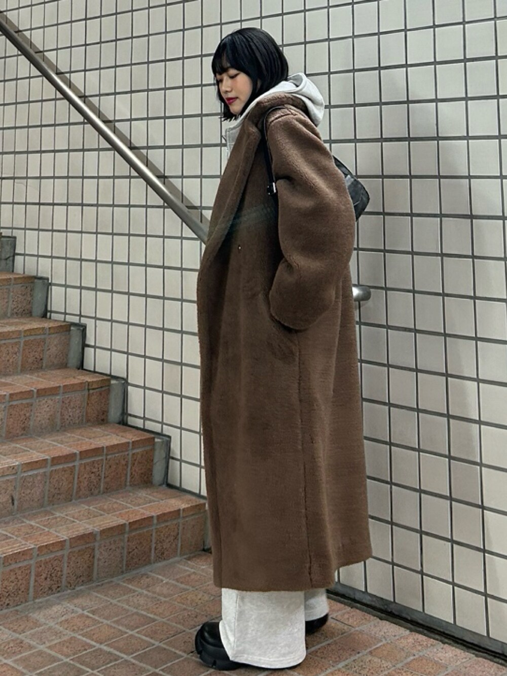 SLY AIRY BOA LONG COAT ボア ロング コート テディベア SLY AIRY BOA LONG COAT ボア ロング コート テディベア