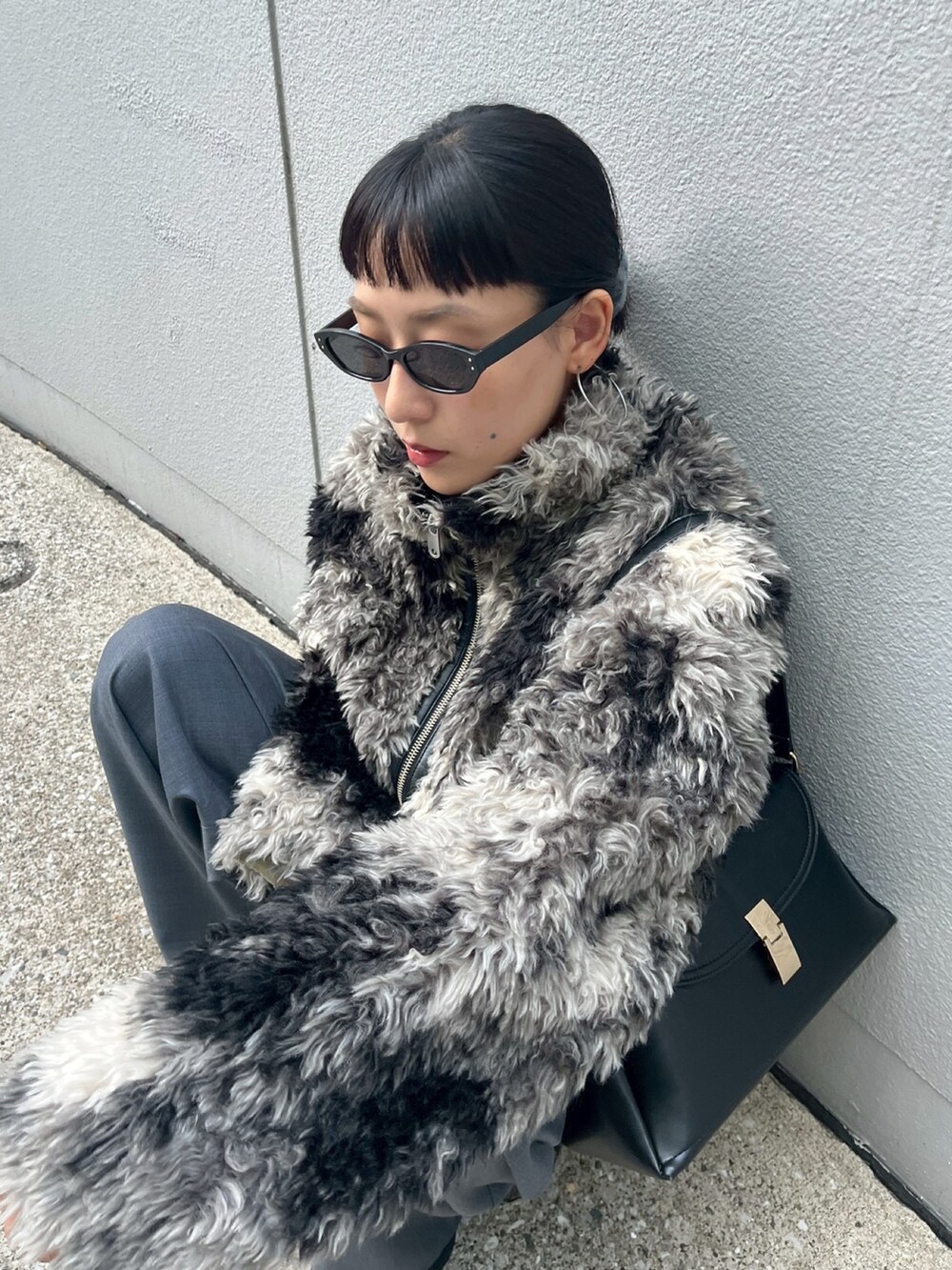 SLY official城野香遥さんのブルゾンを使ったコーディネート