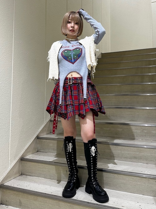 CHANEL 02A ミニスカート レザー チョコバー y2k 38 ランウェイ CHANEL(シャネル) 06AスカートP29831W03805 P29831W03805 ブラック