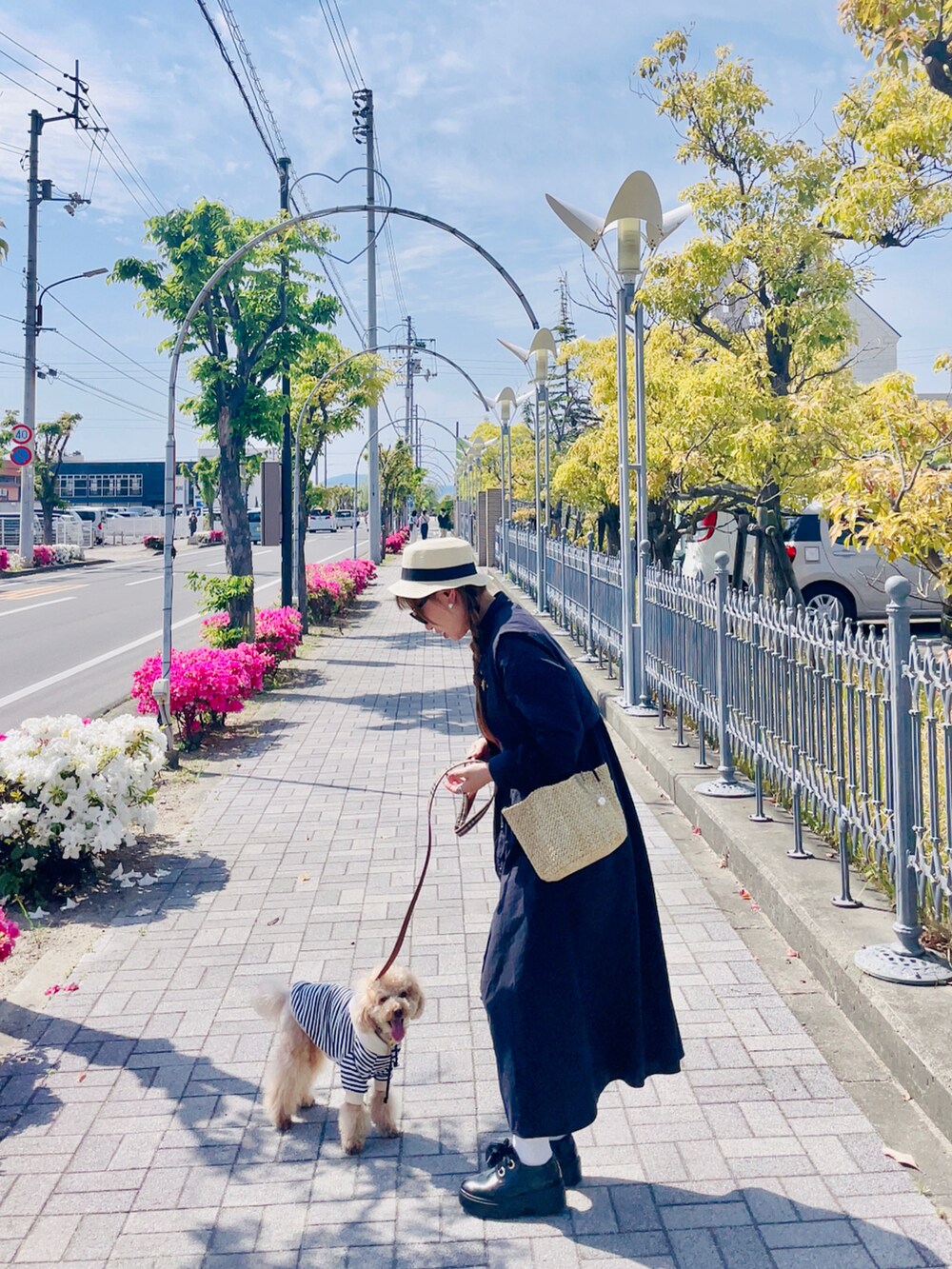 「お出かけコーデ日記、カジュアルコーデ、シンプル、オトナ女子、春コーデ、大人カジュアル、休日コーデ、低身長コーデ、GU、アベイル、ワンピース、黒ワンピース」｜「GUのアイテム（シャツワンピース、ブラック系）」を使った、aiko❤️さん（レディース・153cm）の春コーディネートの2枚目の写真