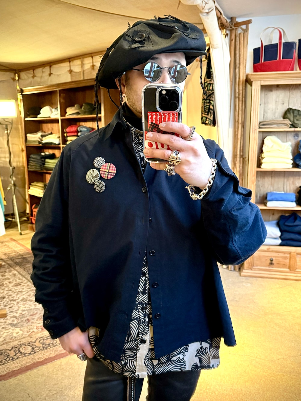 CHRISTOPHER NEMETHのキャスケットを使った人気ファッション