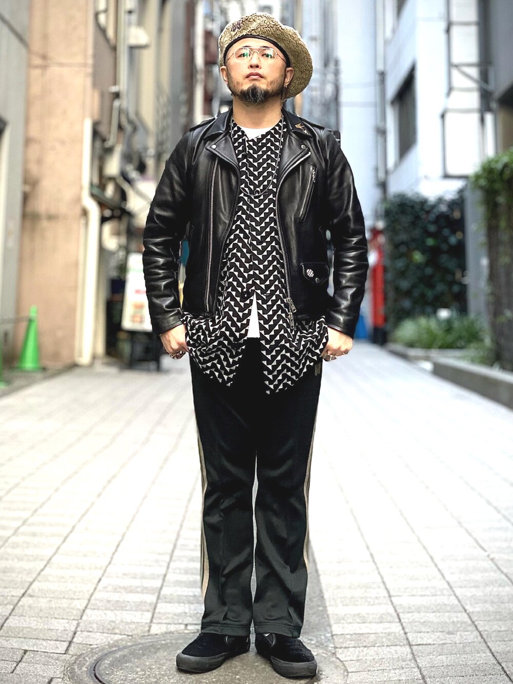 Needlesのハンチング/ベレー帽を使ったメンズ人気ファッション