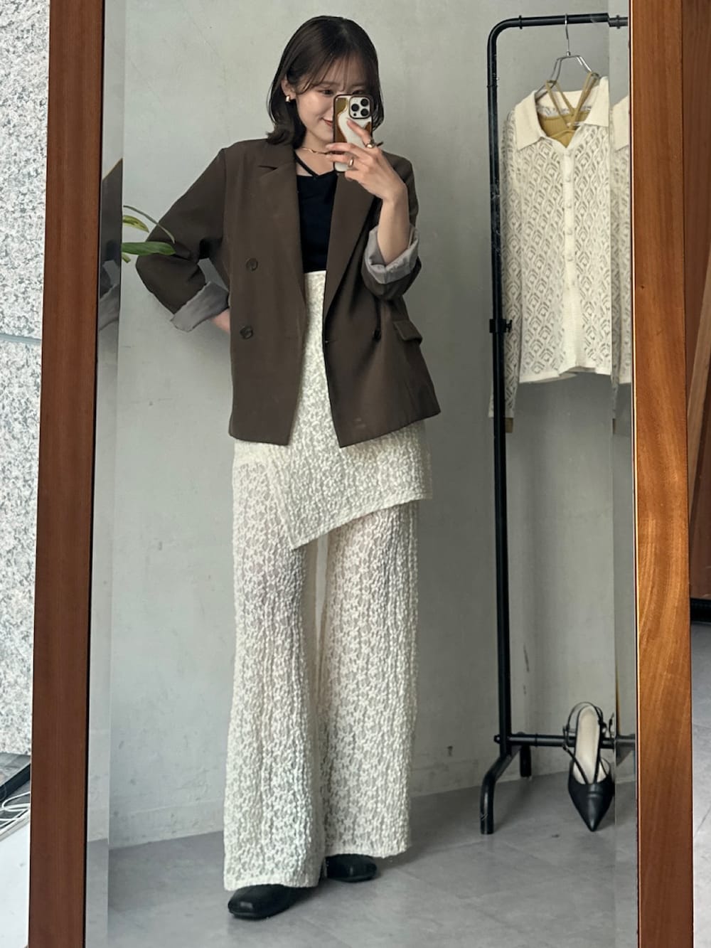 レディースの冬コーディネートの4枚目の写真