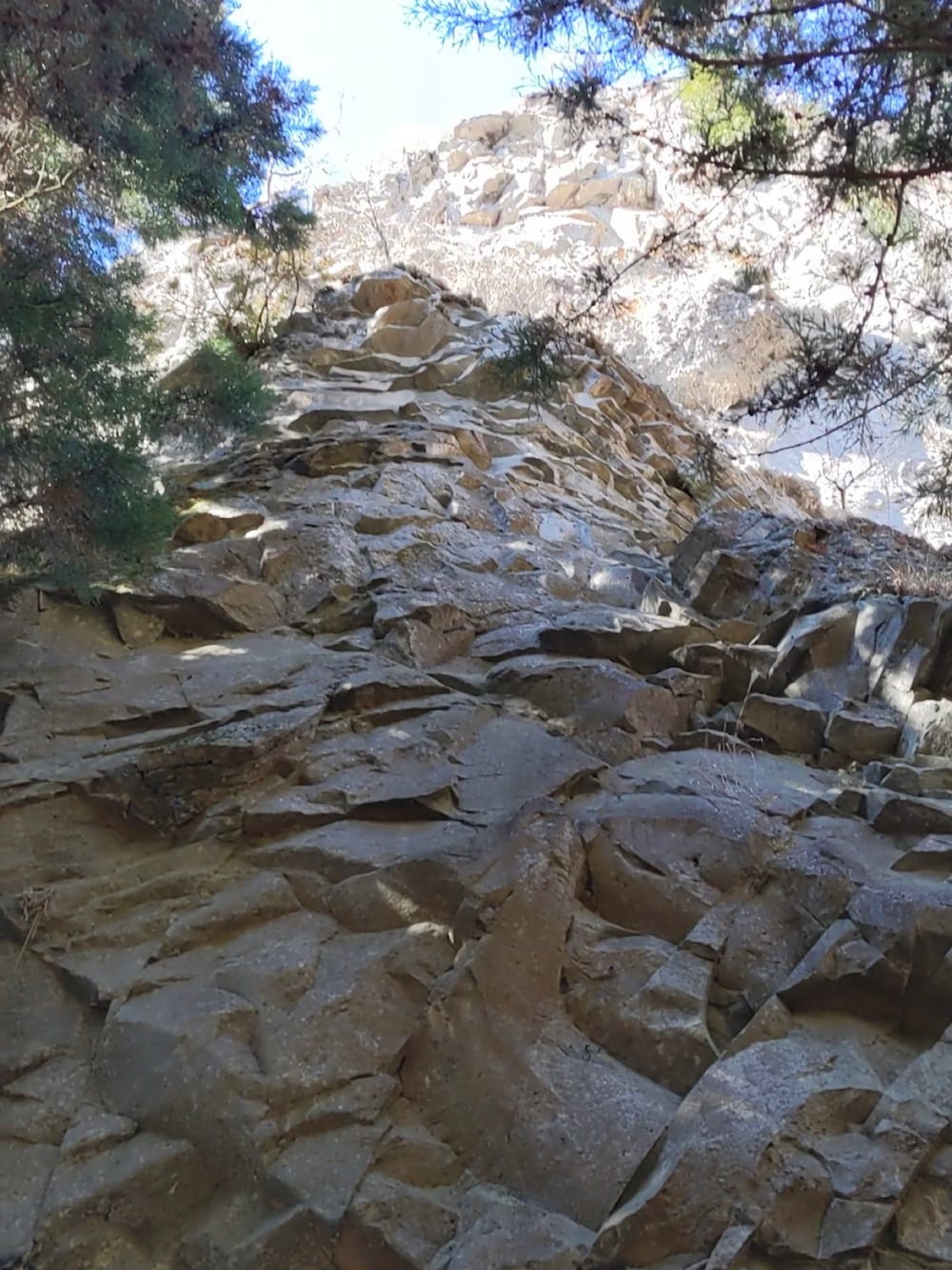 ブルー系のニット/セーター、ブラック系のその他パンツ、ブラック系のスニーカーを着用したメンズの冬コーディネートの3枚目の写真