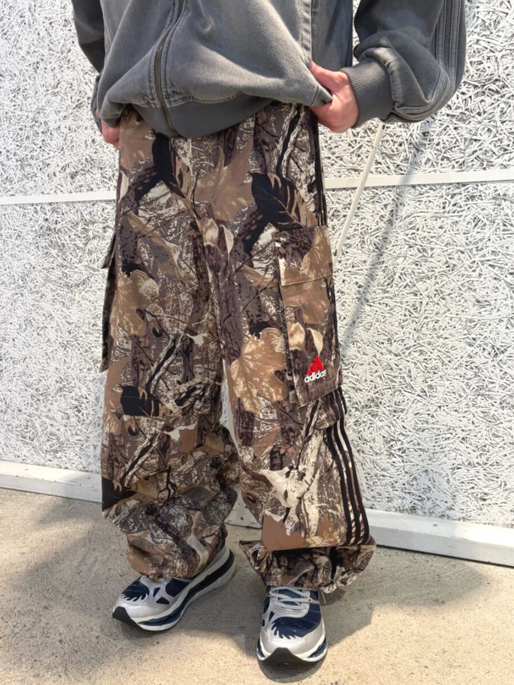 アディダス オリジナルス 迷彩 カーゴ ジップオフ パンツ、SST アディ