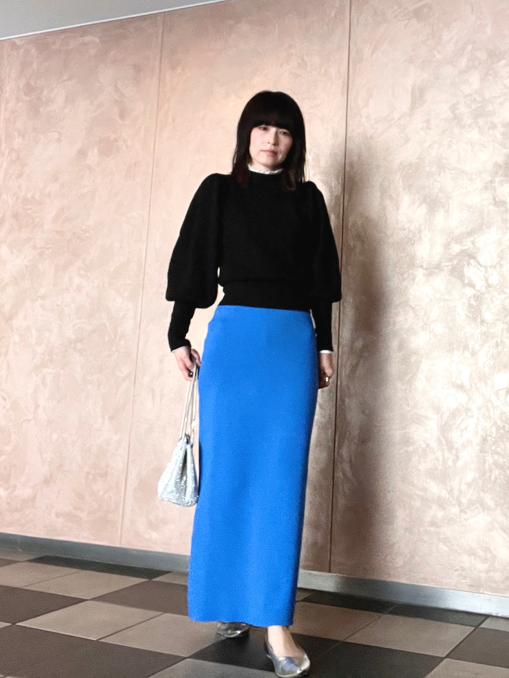 宮永 ミキさんの「ストーンショルダーバッグ（GRL）」を使ったコーディネートの2枚目の写真