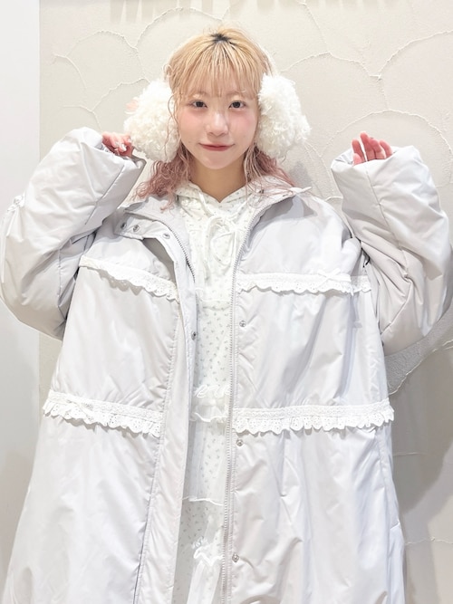 メリージェニー merry jenny デコラティブワークブルゾン オフホワイト メリージェニー merry jenny デコラティブワークブルゾン オフホワイト