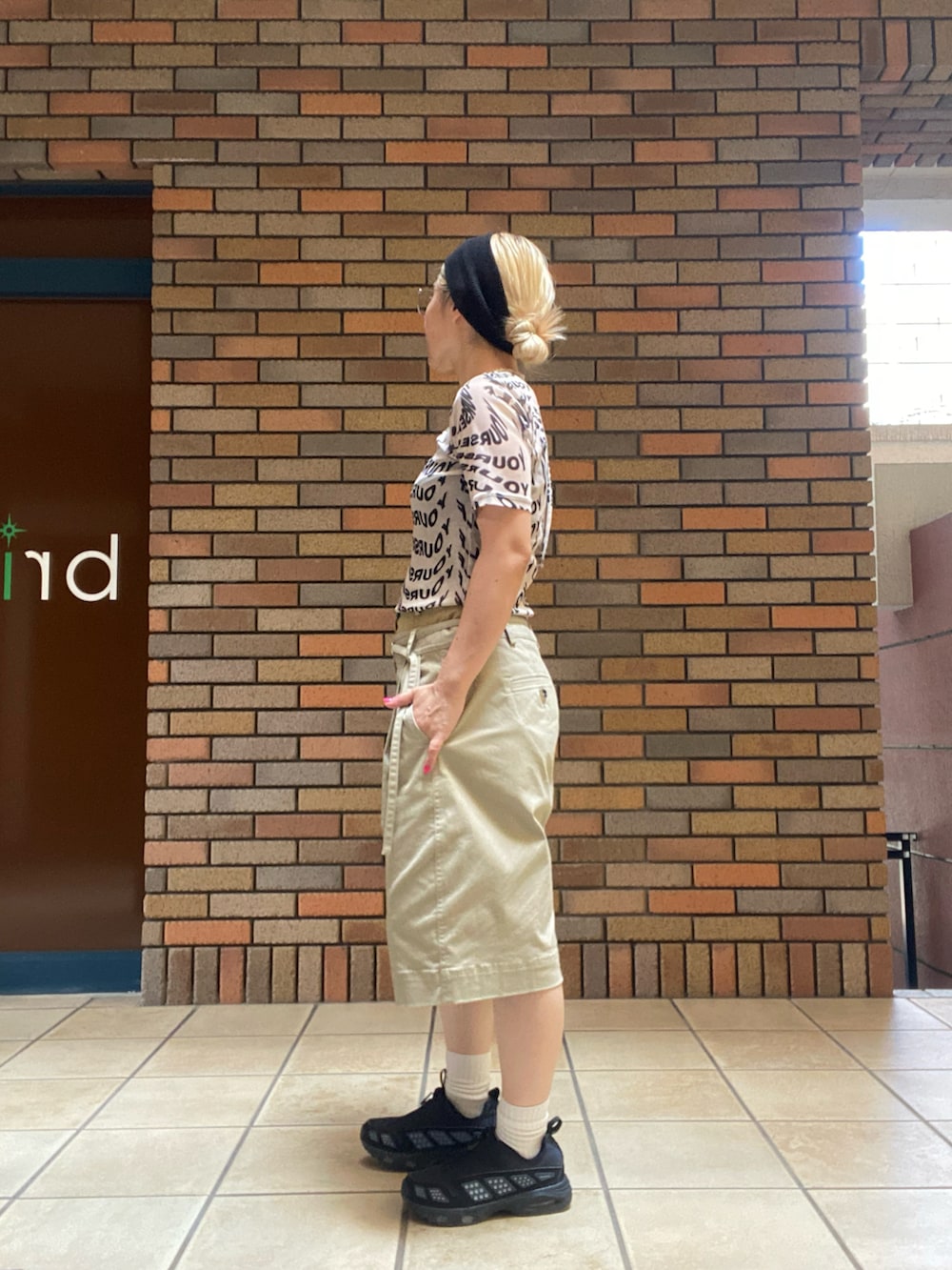 2way Double Waist Curve Shorts/2WAYダブルウエストカーブハーフ