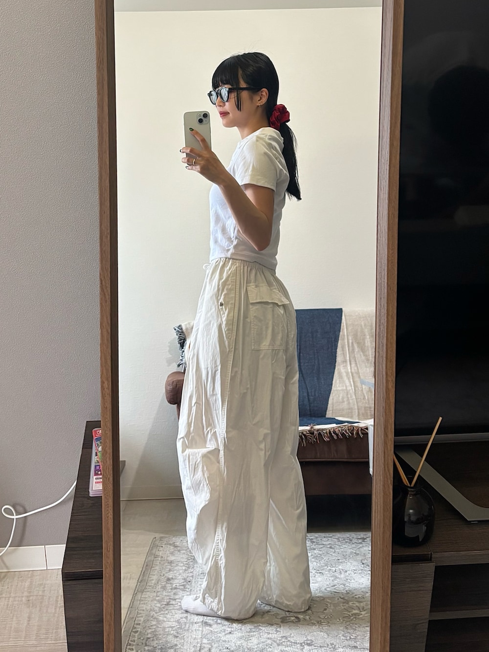 TODAYFUL/トゥデイフル】ボーイフレンドナイロンパンツを使った人気