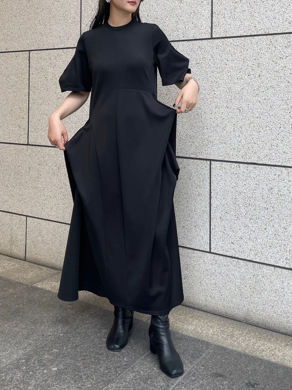 KANAE(UN3D．)｜UN3D.のワンピースを使ったコーディネート - WEAR