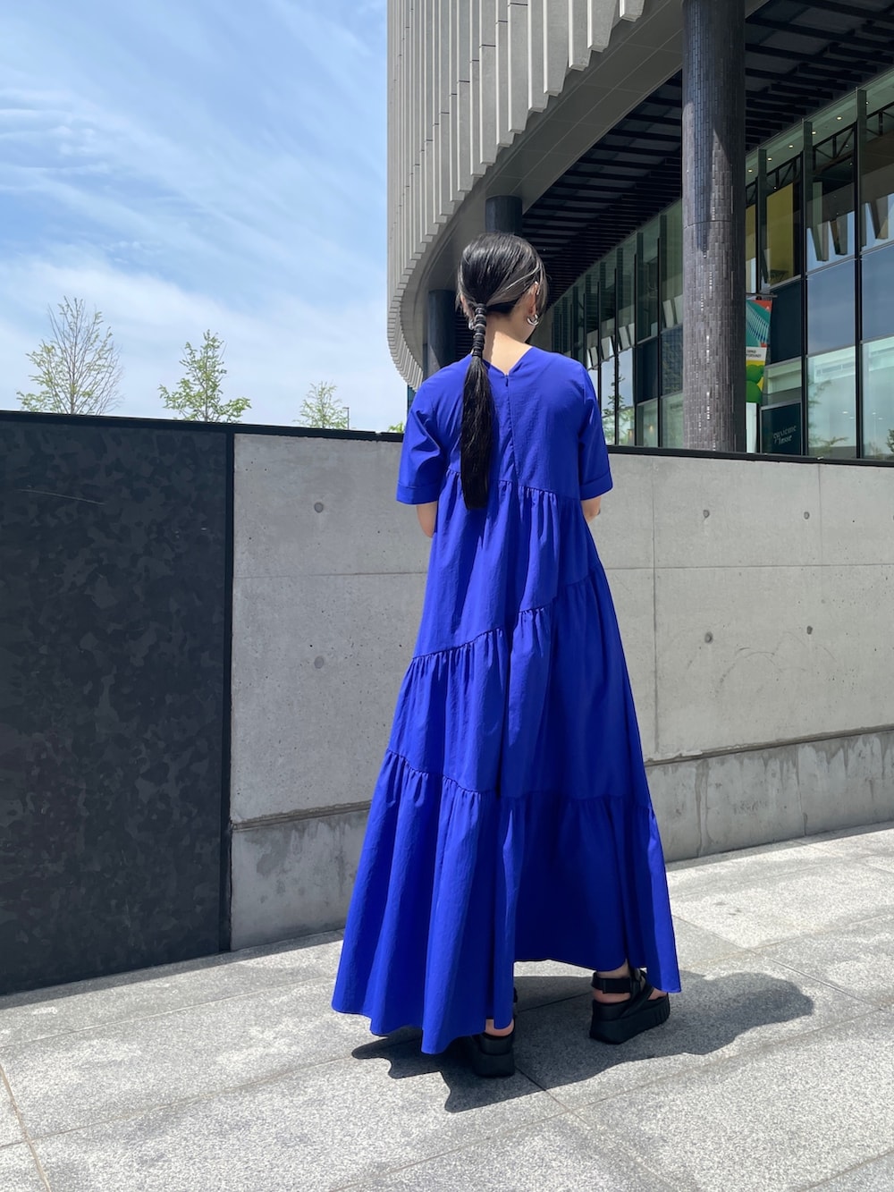 ティアードタイプライターワンピース TIERED TYPEWRITER OP